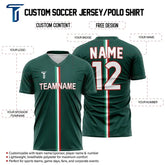 Custom Green Mexico Soccer Jersey